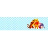 Bigliettino Nascita Winnie the Pooh Celeste