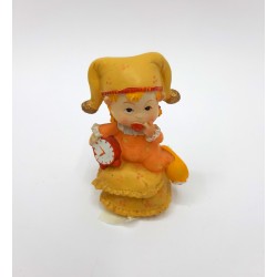 Bimbo Arancio su Cuscino