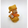 Bimbo Arancio su Cuscino