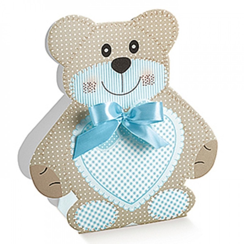 Scatola Teddy Bear Celeste