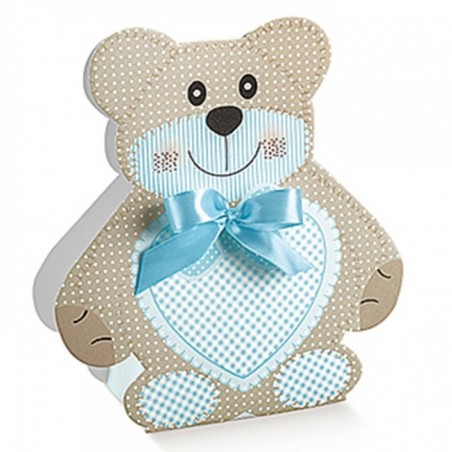 Scatola Teddy Bear Celeste