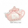 Scatola Teiera Rosa