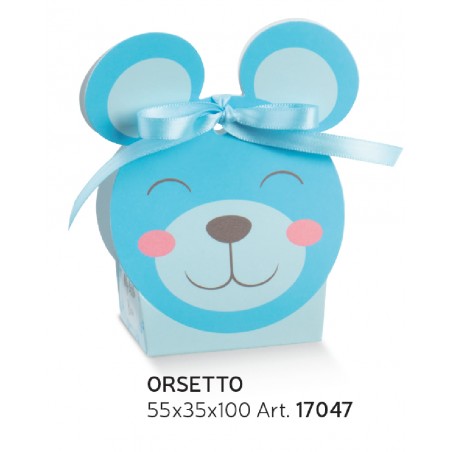 Scatola Orsetto Celeste