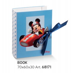 Scatola Libro Topolino Celeste