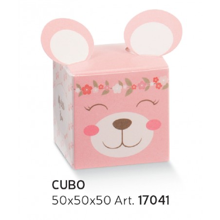 Cubo Orsetto Rosa Cubo Orsetto Rosa