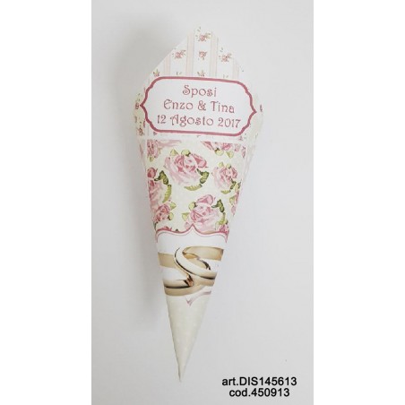 Cono Matrimonio Shabby Rosso Cono Matrimonio Shabby Rosso