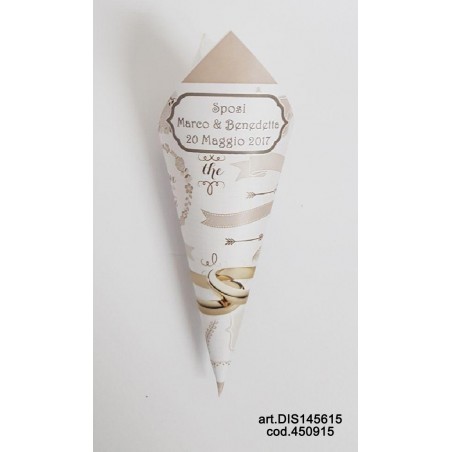Cono Matrimonio Shabby Tortora Cono Matrimonio Shabby Tortora