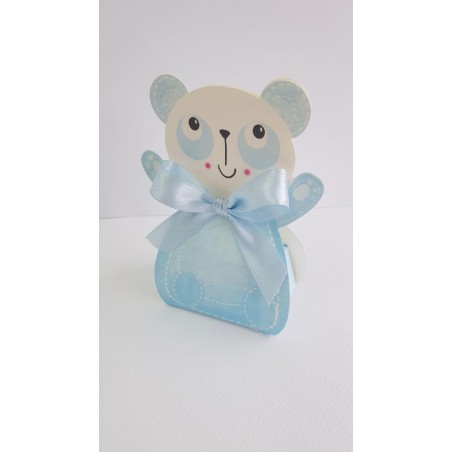 Scatola Panda Celeste