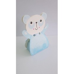 Scatola Panda Celeste
