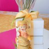 Bimbo Arancio su Cuscino