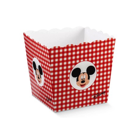 Scatolina Nascita Bimbo vaso Disney Topolino Mickey Rosso