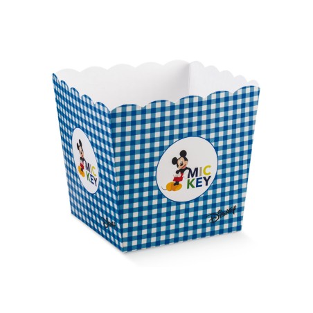 Scatolina Nascita Bimbo vaso Disney Topolino Mickey Blu
