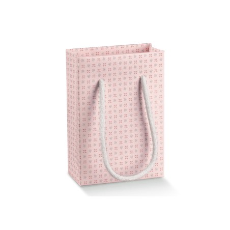 Scatolina Nascita Bimba Shopper Florentina Bloom Rosa