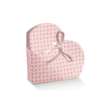 Scatolina Nascita Bimba a cuore Florentina Bloom Rosa