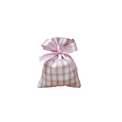 Sacchetto a Strisce Rosa e...